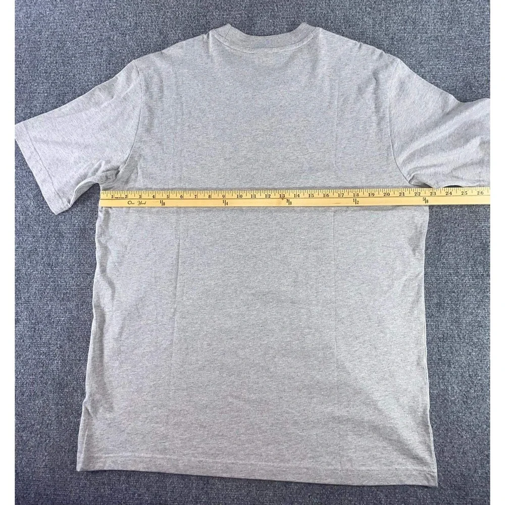 Adidas Mens Future Icons 3-Bar Graphic Tee Heather Grey Black Logo T-Shirt L